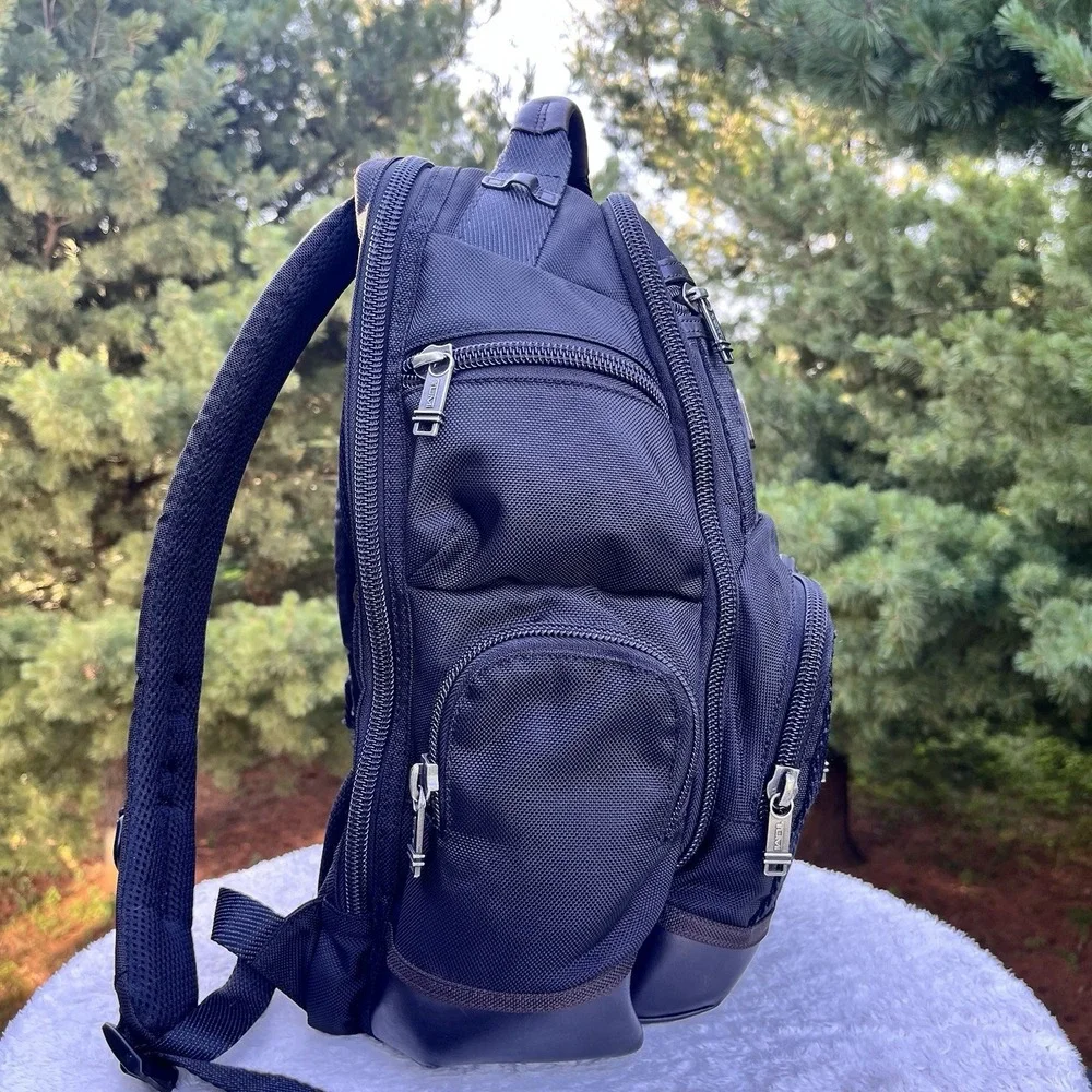 TUMI Alpha Bravo Kingsville Deluxe Backpack Black Ballistic Nylon Legacy Style